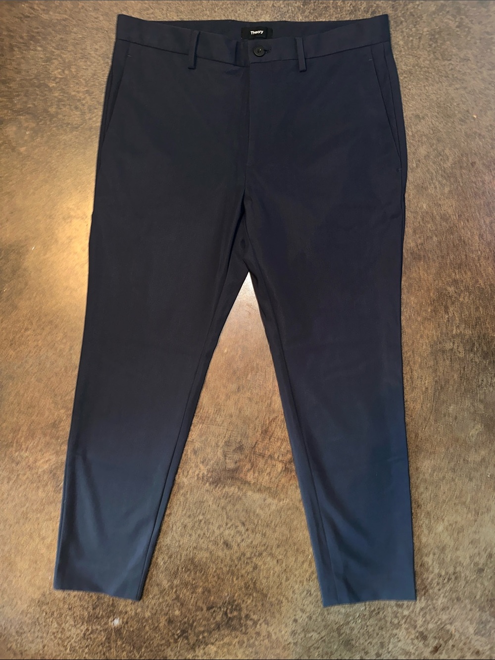 Theory Zaine Chinos Men 31 Dark Navy Good Performance Slim Fit Pants
